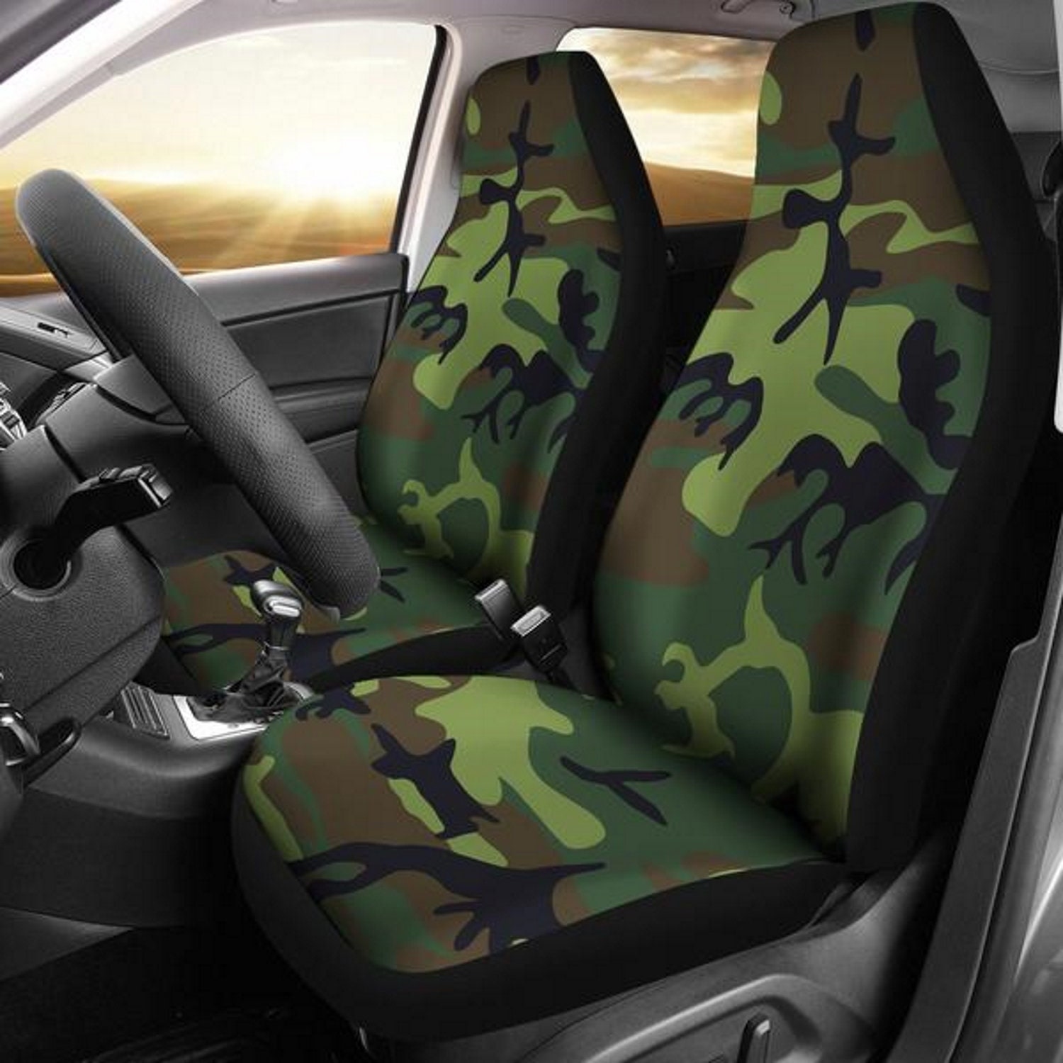 Autositzbezug Camouflage, PKW-Schonbezug Einzelsitz Camouflage