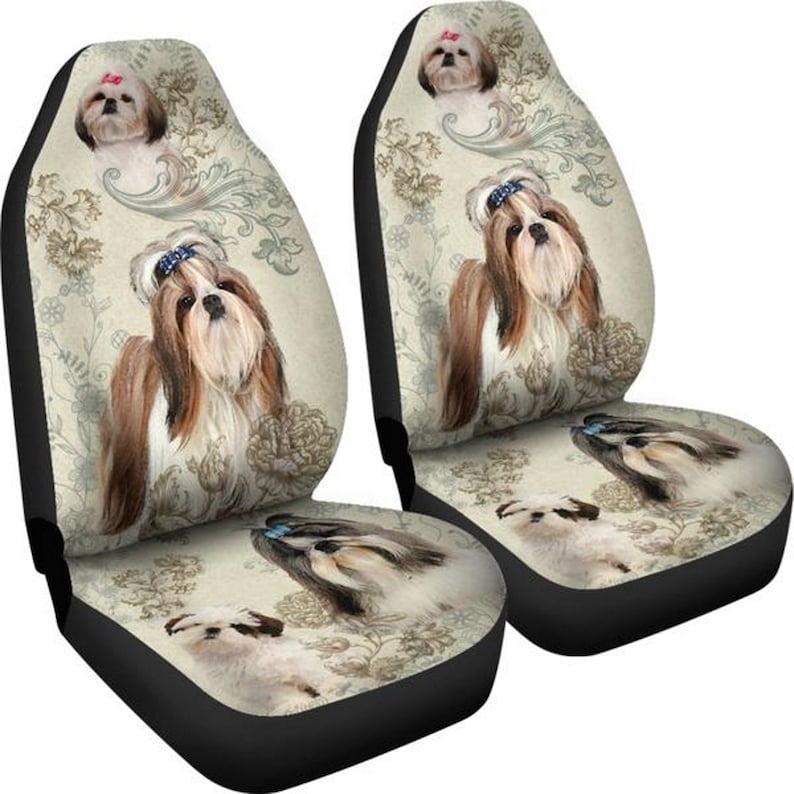 Shih Tzu, Dog Lovers, Car Seat Covers, Car Accessories, Custom Seat