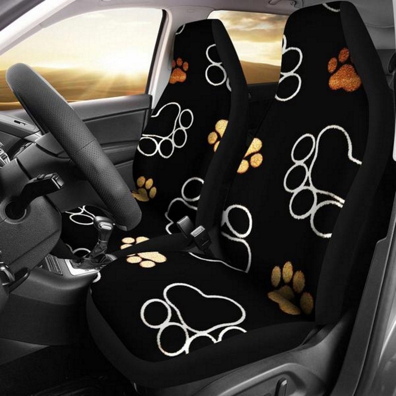 Champagne Print Pattern Pet Car Seat Cover