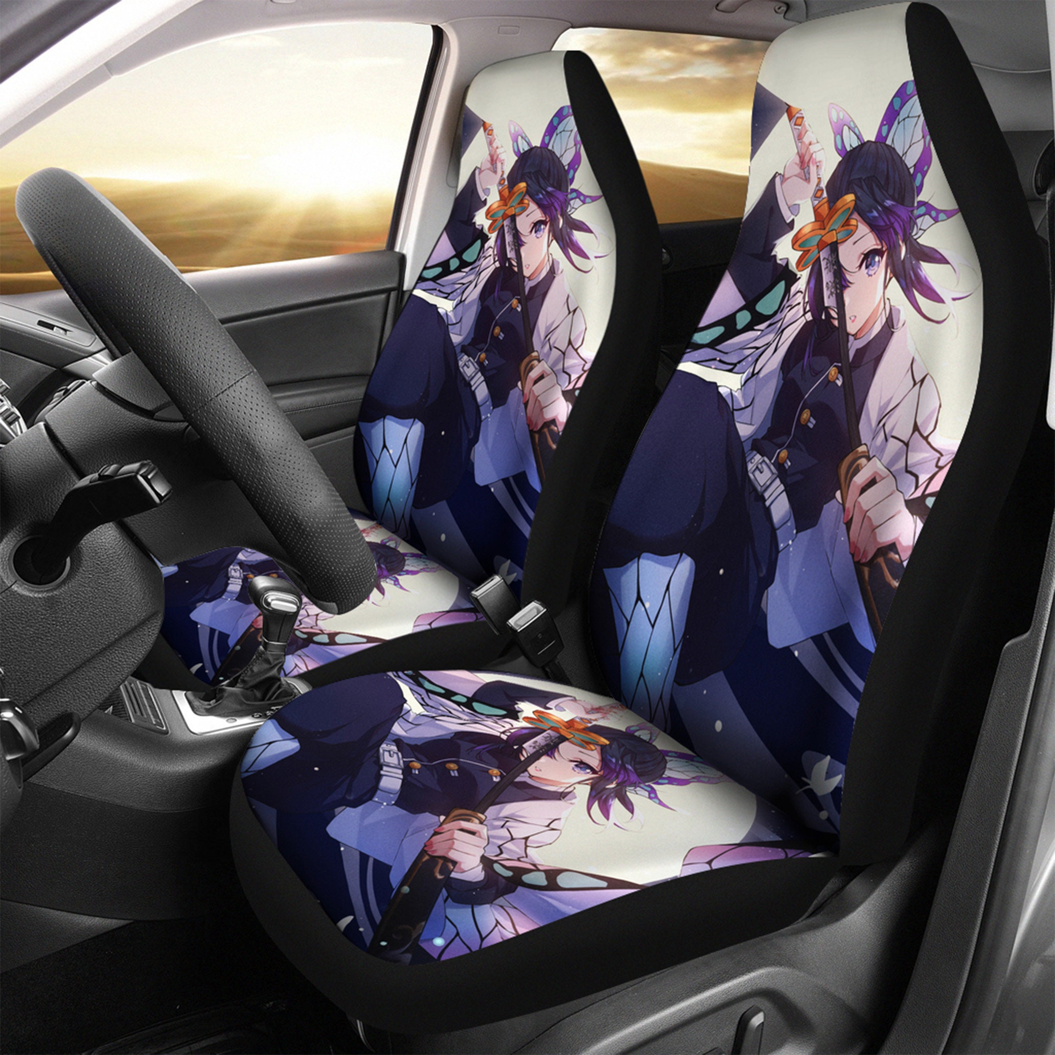 Demon slayer car seat covers outlet