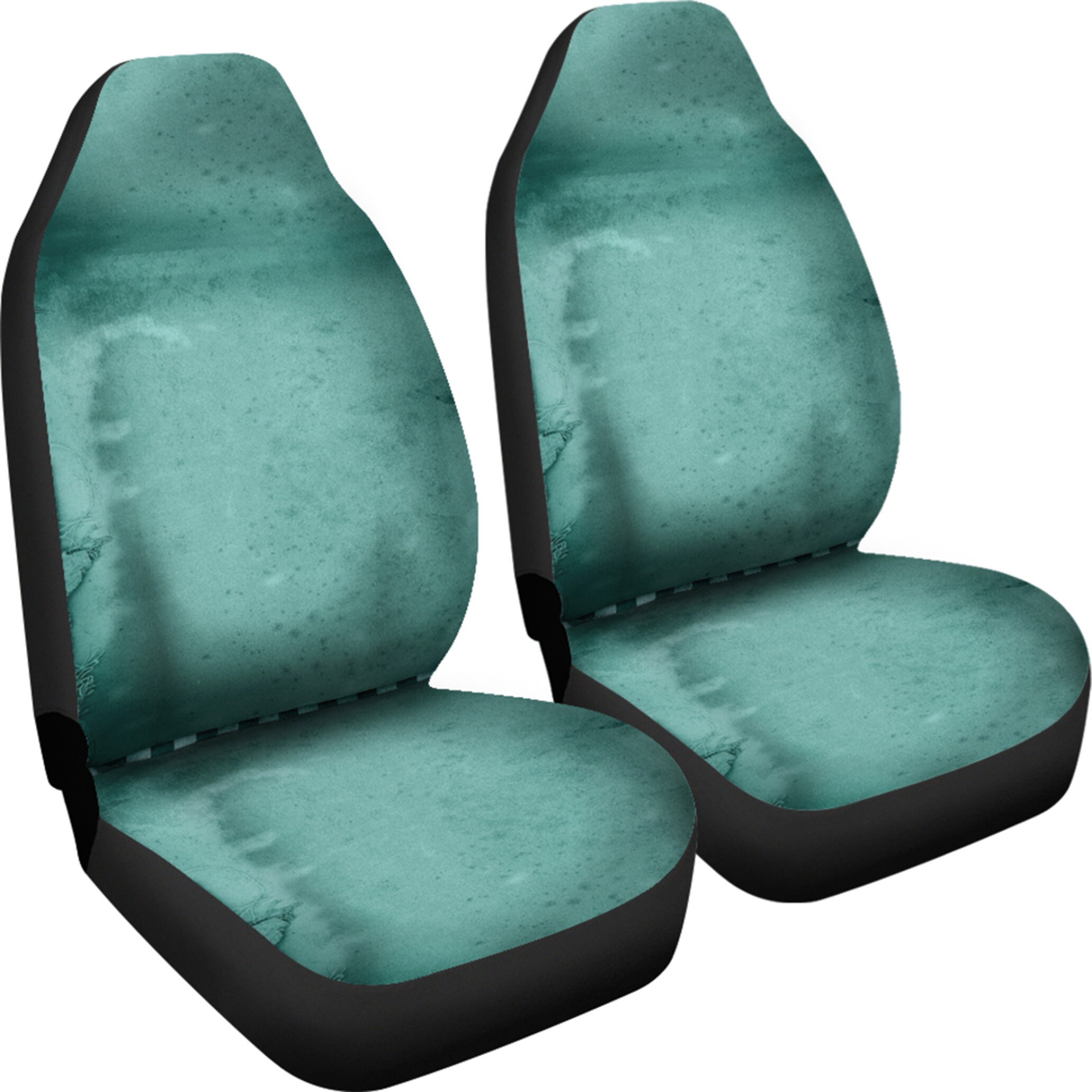 Cream And Emerald Polka Dot Car Seat Covers