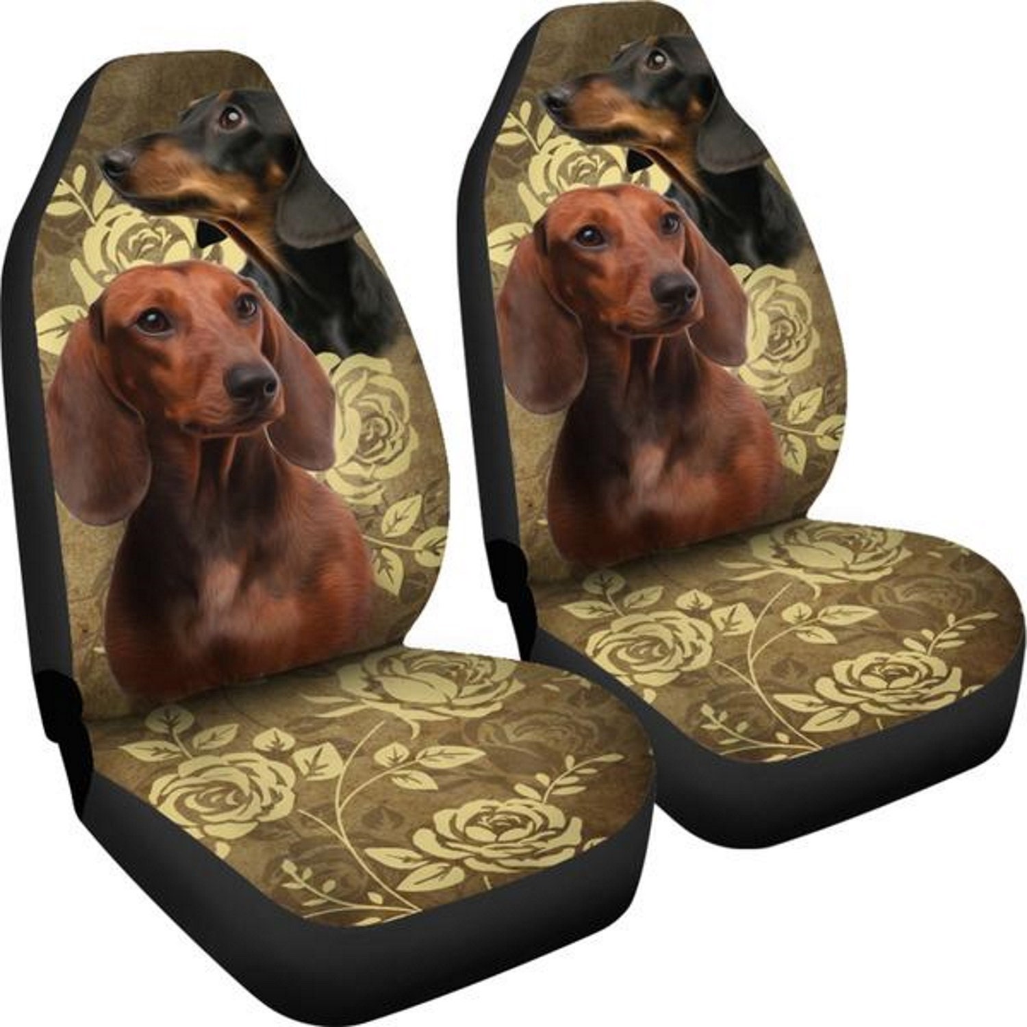 Dachshund, Car Seat Covers, Car Accessories, Gift for Her, Custom Seat