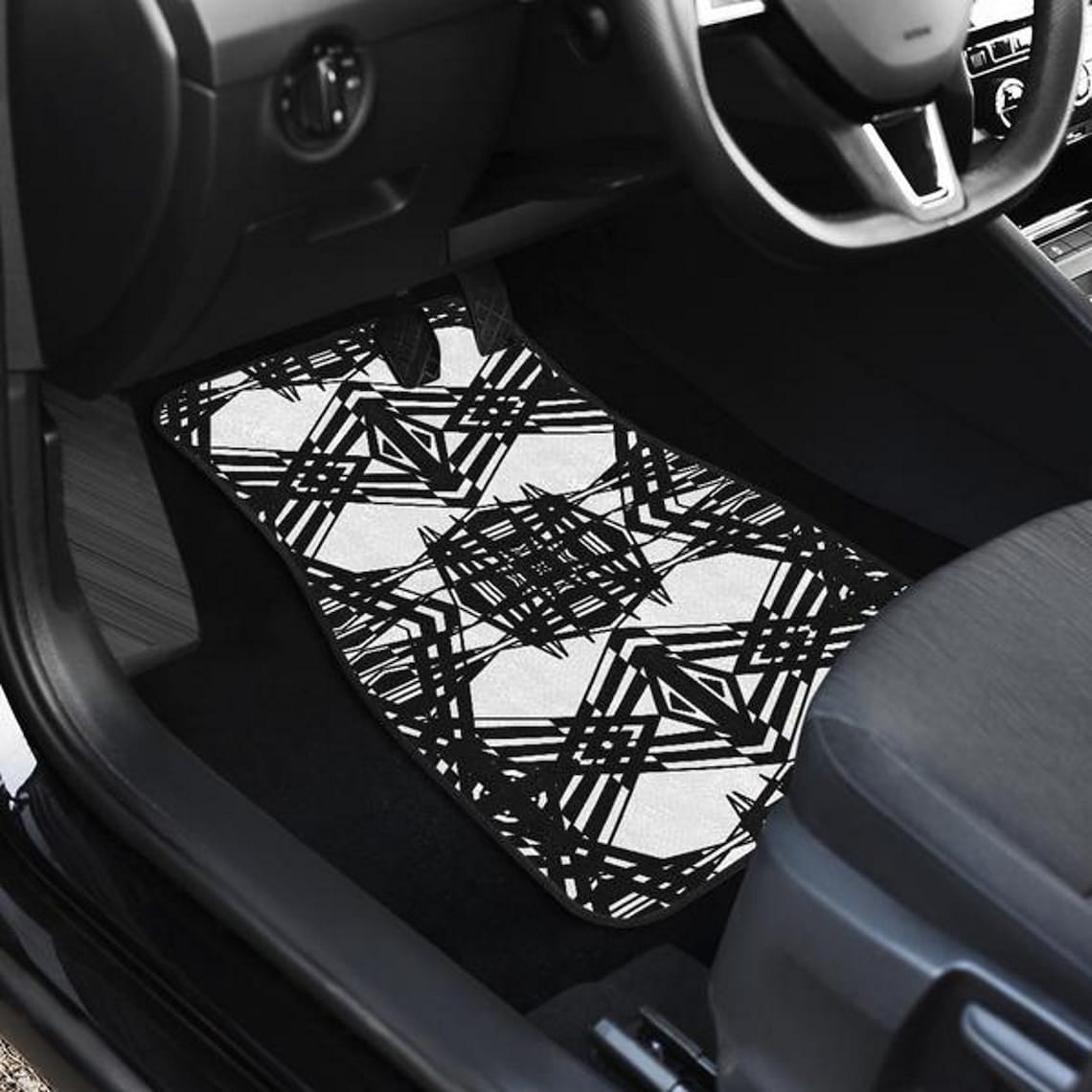 Winter Basketwork Front Car Floor Mats Custom Made Etsy