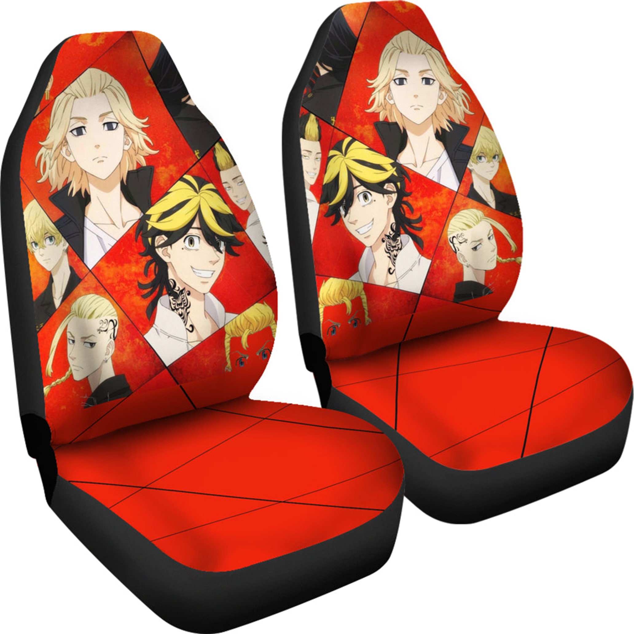 Koneko Car Seat Covers Custom High School DxD Anime Car Accessories An