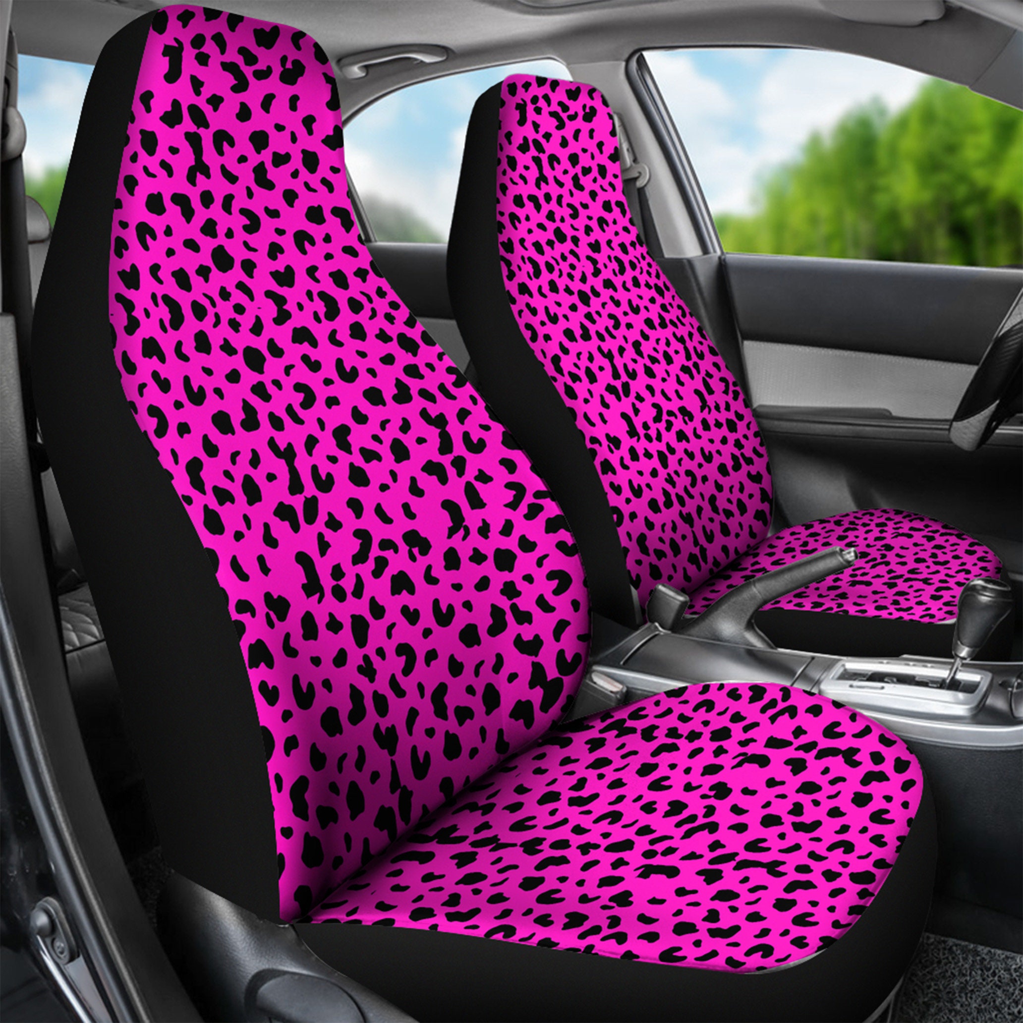 Buy Hoot Pink Leopard Print Car Seat Covers Girl Seat Covers