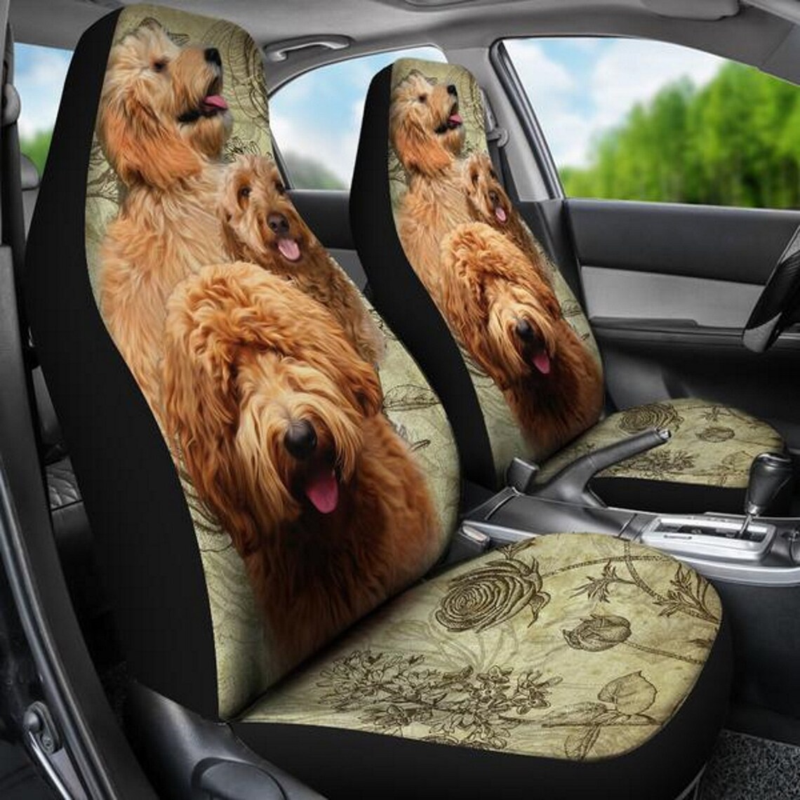 Goldendoodle Dog Lover Gift Car Seat Covers Car Etsy