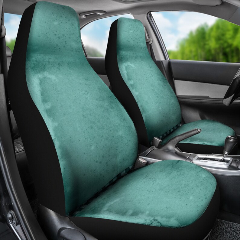 Emerald Green Car Seat Covers, Car Lover Gifts for Idea Custom Made Cover Front Seat Covers Car