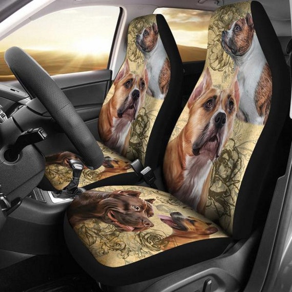 Staffordshire Bull Terrier Car Seat Cover (Set of 2) Staffordshire Bull Terrier Car Seat Cover (Set of 2)