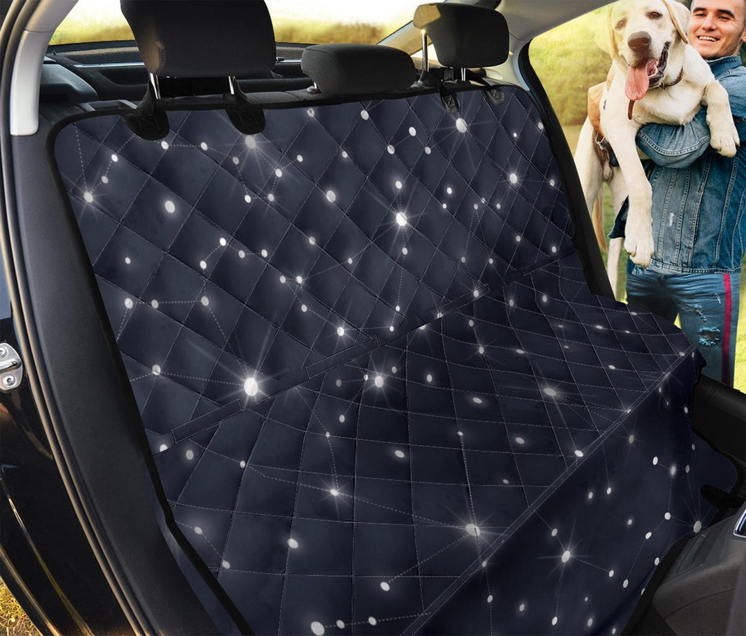 Pink Galaxy Stardust Pet Car Seat Cover main image 1