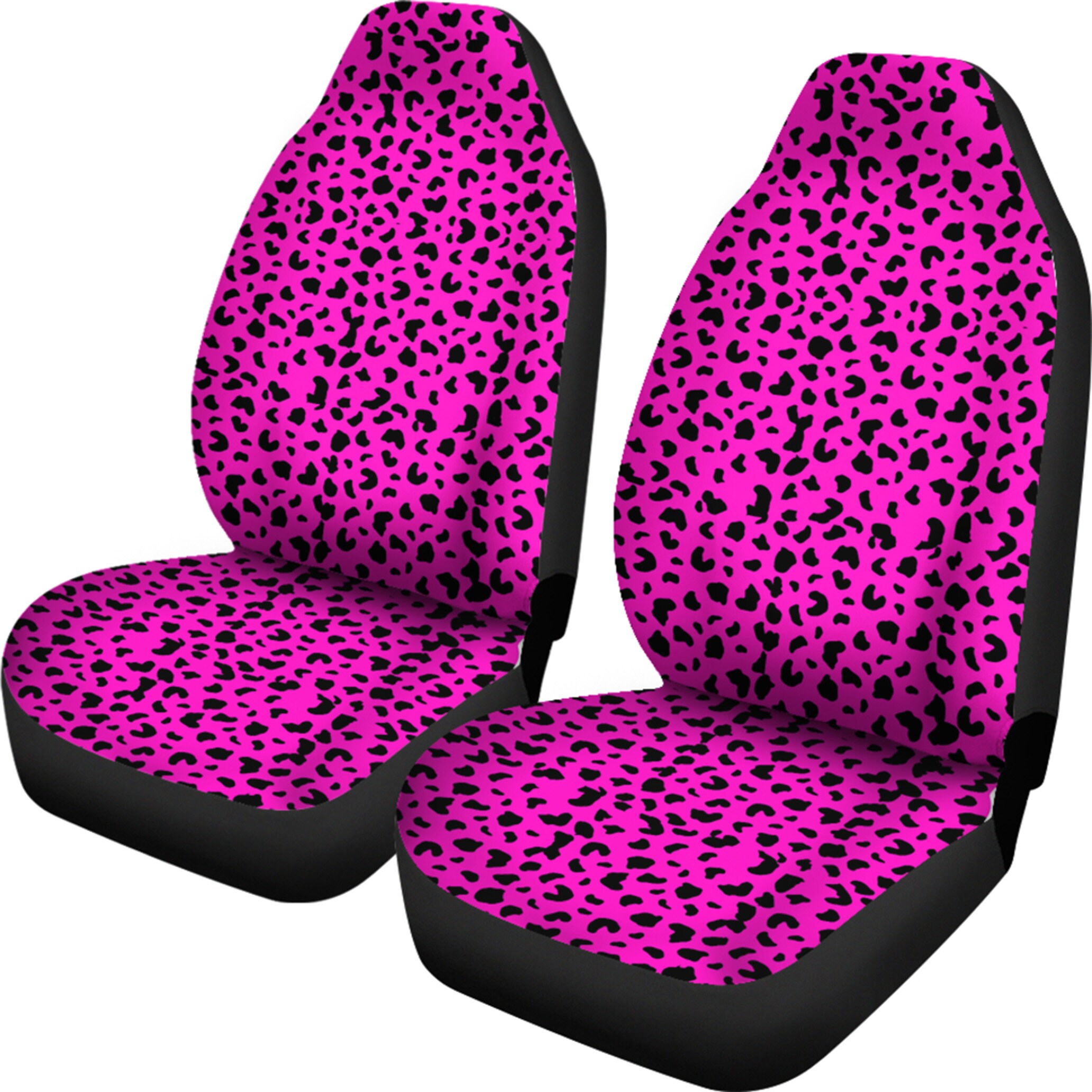 Buy Hoot Pink Leopard Print Car Seat Covers, Girl Seat Covers Gifts for Her  Car Accessories Animal Print Online in India 