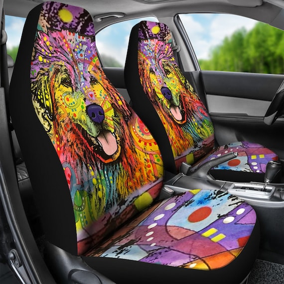 Great Pyrenees Car Seat Covers (Set of 2) - Grey Great Pyrenees Car Seat Covers (Set of 2) - Grey