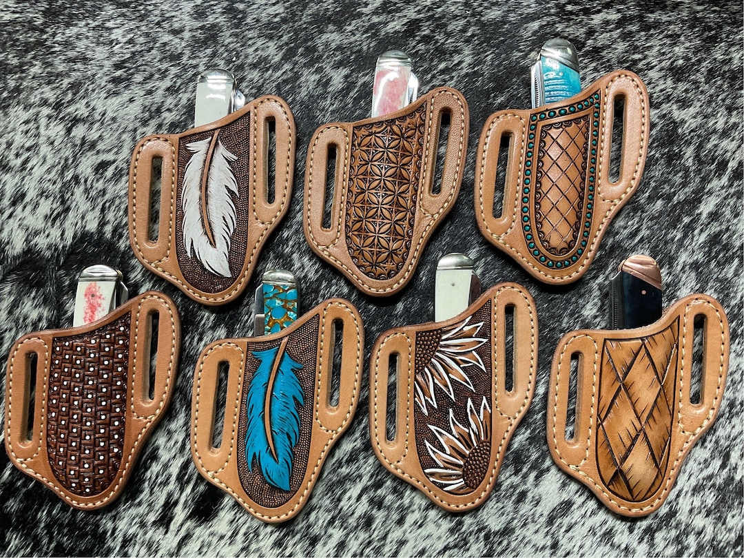 B Handmade Knife Sheath Combo Etsy