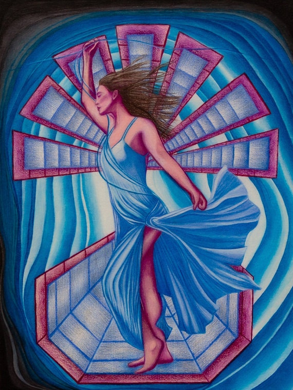 wallpapers Feminine Strong Woman Painting surrender female empowerment feminist wall art strong etsy