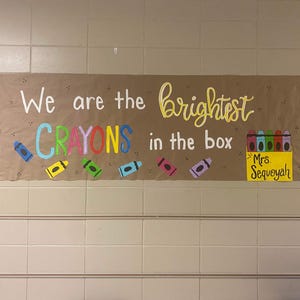Classroom banner School Banners, Hand Painted Banners, Teacher Banners