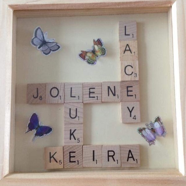 Scrabble Tile Name Etsy UK