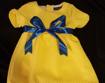 Mellow Yellow Toddler Dress