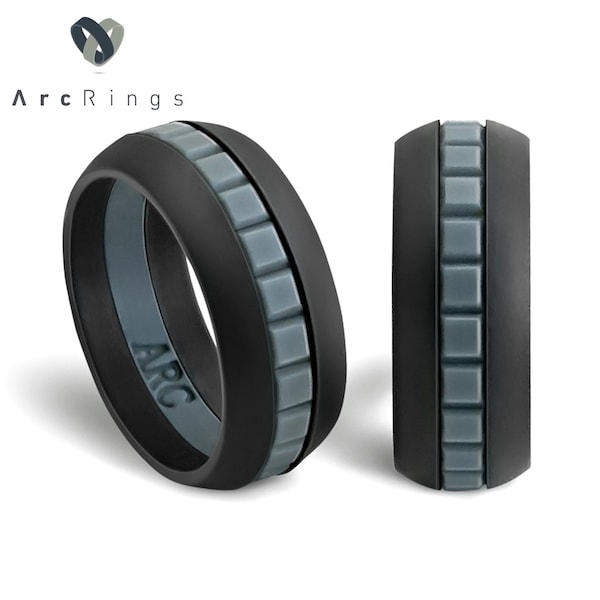 Men's Silicone Ring by ArcRings - Industrial Workplace Approved Safety Rings