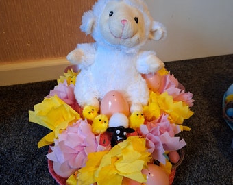 Easter bonnet lamb themed - NEXT DAY DELIVERY