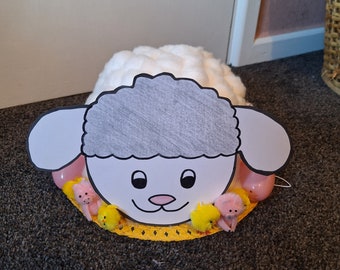 Easter bonnet lamb themed - NEXT DAY DELIVERY