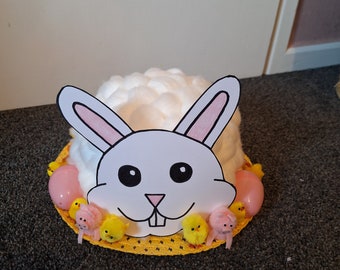Easter bonnet girl bunny - NEXT DAY DELIVERY