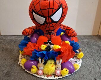 Easter bonnet Spiderman themed - NEXT DAY DELIVERY