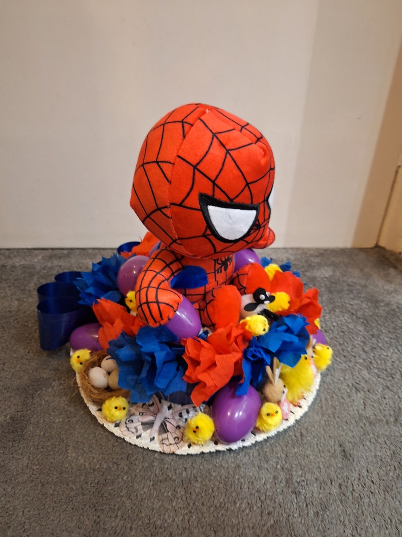 Easter bonnet Spiderman themed NEXT DAY DELIVERY image 3