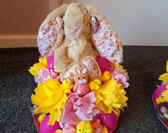 Easter bonnet bunny themed - NEXT DAY DELIVERY
