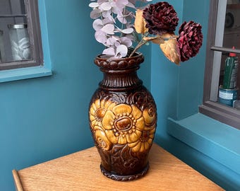 Vintage Floor Standing Scheurich Vase from the 1960s
