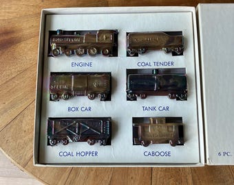 Boyd Special Glass Train Set of and Engine and Five Carriages