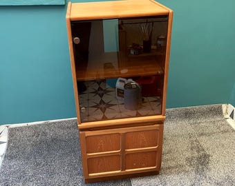 A Mid Century Nathan Squares Hifi / Drinks Cabinet made by Parker Knoll in the 1970s