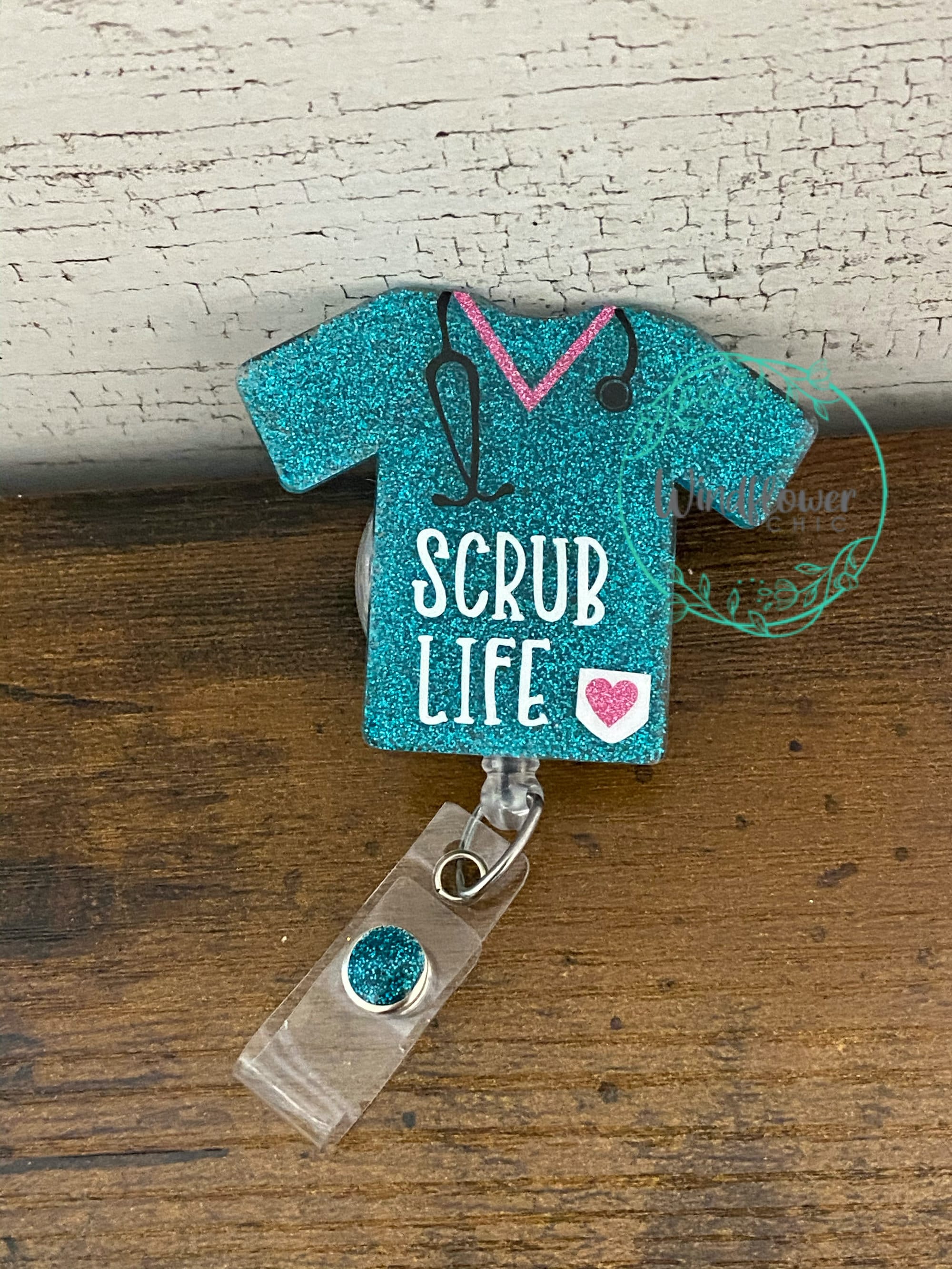 Scrub Life Badge Reel Medical Badge Reel Nurse Badge Reel | Etsy UK