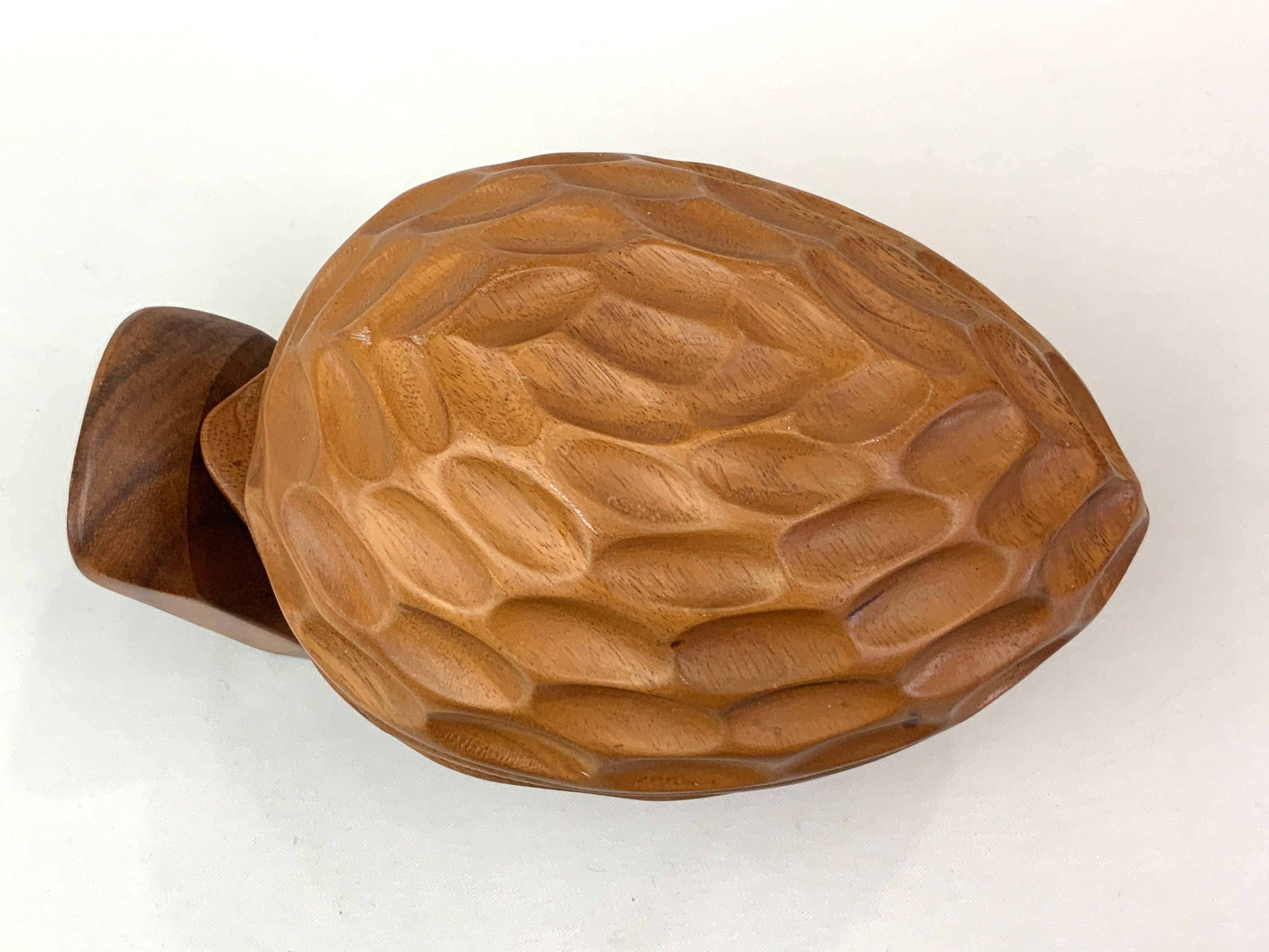Vintage Carved Wood Nut Bowl Serving & Storage with Tools Etsy