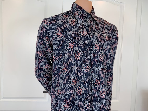 1970s Van Heusen Wild Pattern Disco Shirt