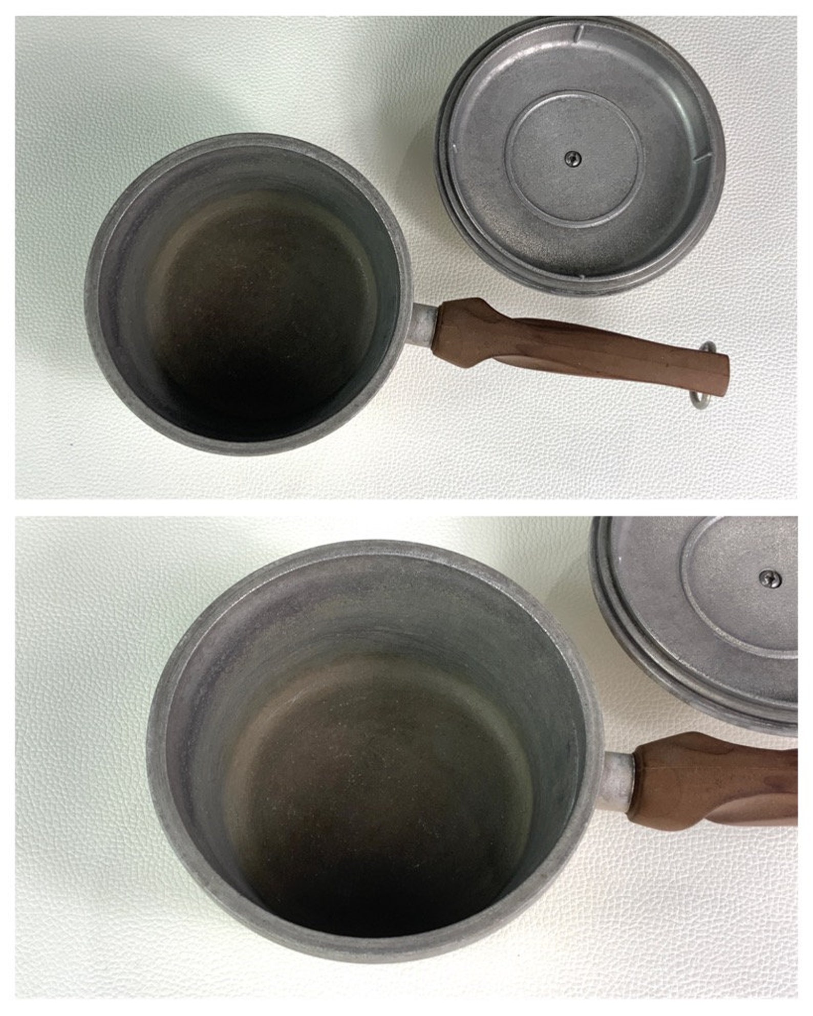 1940 Vintage Wear Ever Waterless Cooking Pot Ivory Cream Wood Etsy