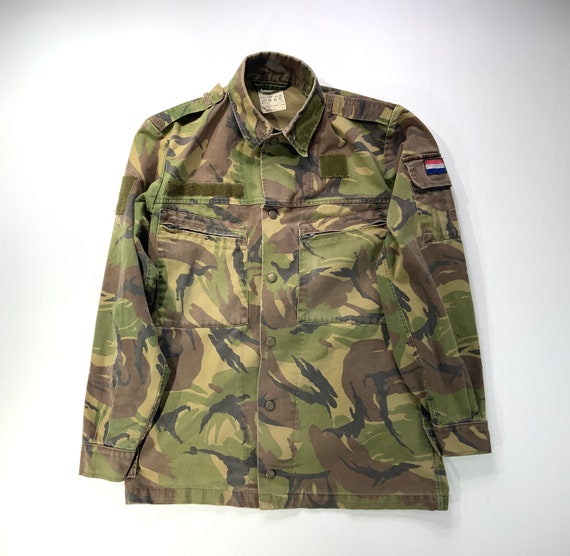 Vintage Army Camo Field Shirt/ Jacket - Netherlan