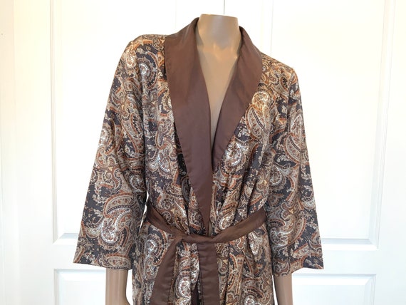 Men’s St. Michael Paisley Smoking Jacket - Made in