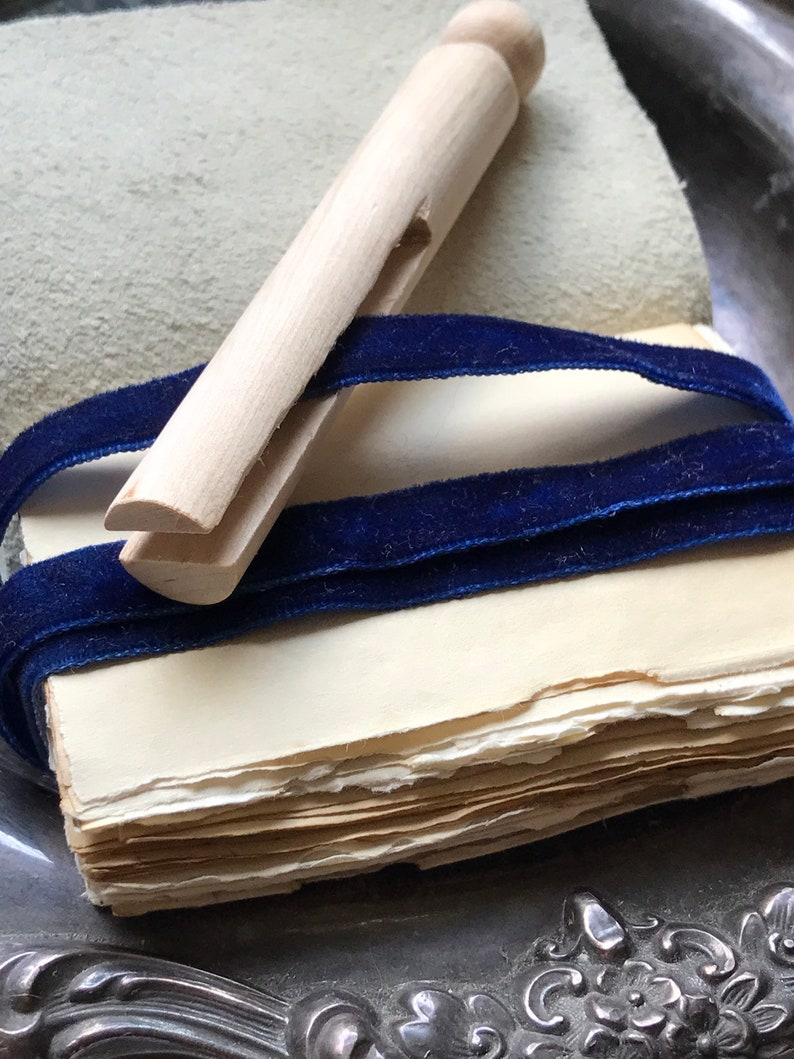 Gorgeous Navy blue Velvet wedding hand dyed velvet ribbon luxe 3 yards