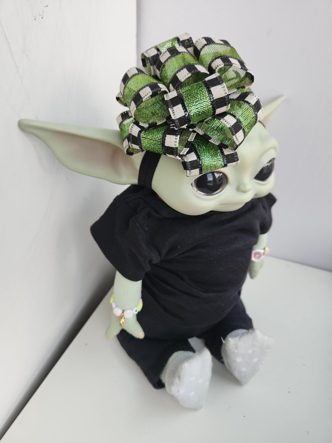 Rebern Bow Beetlejuice Bow, Reborn Clothes, Baby Yoda Clothes, Clothes for Dolls ...
