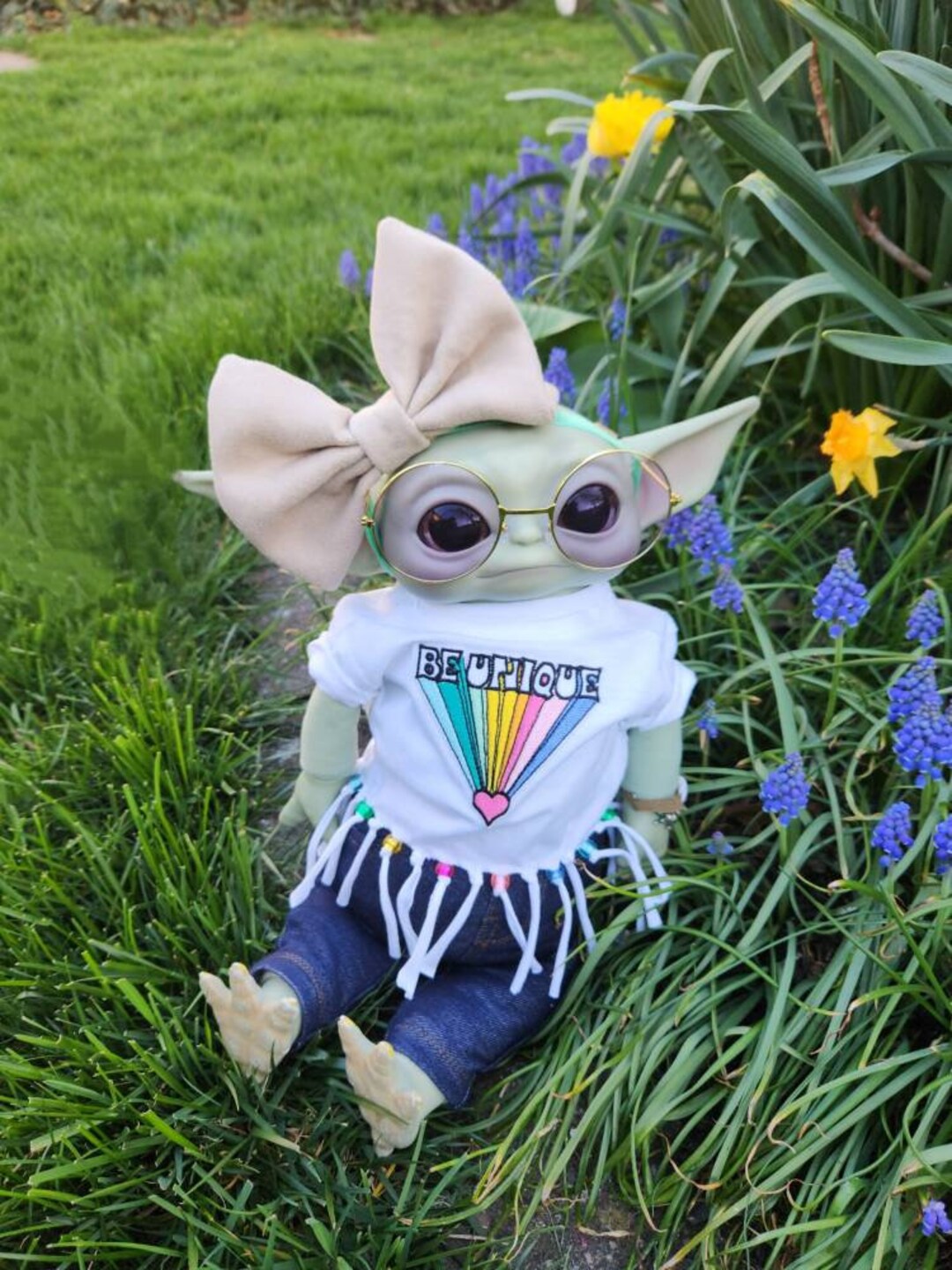 Flower Child Reborn Outfit Baby Yoda Clothes Clothes for Etsy