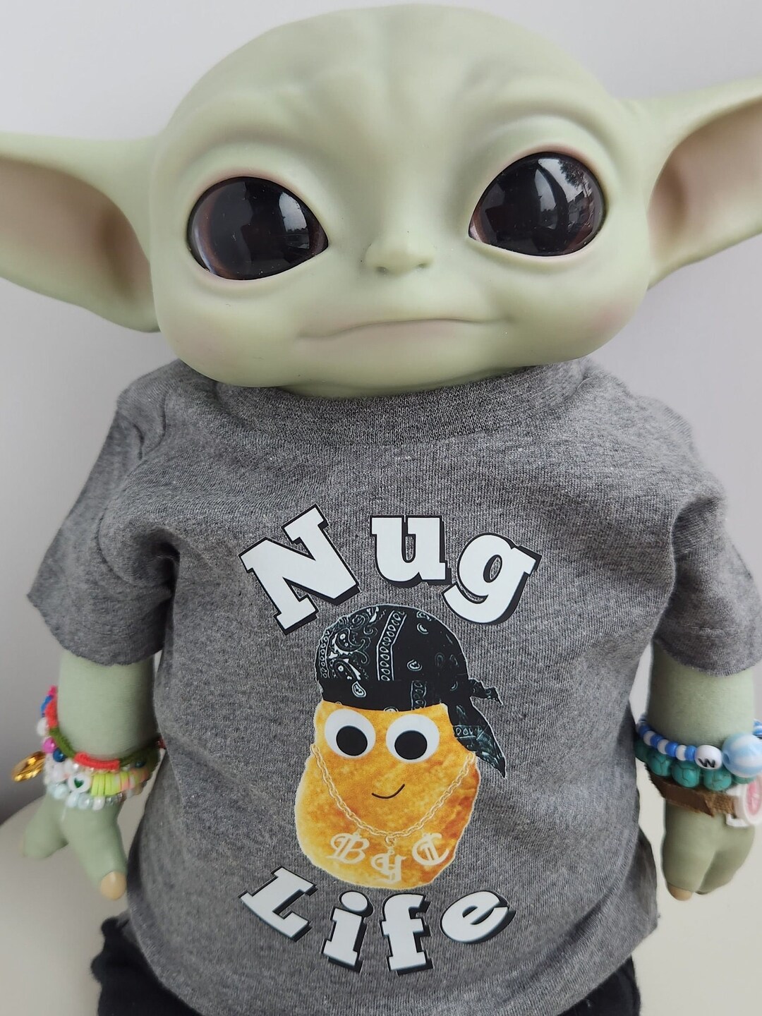 Nug Life Shirts Baby Yoda Clothes Clothes for Dolls Newborn Etsy