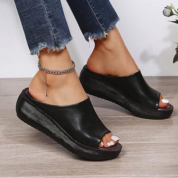 Open Toe Platform Sandals - image 3