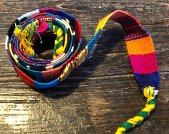 Guatemalan woven cotton belt strap hat band