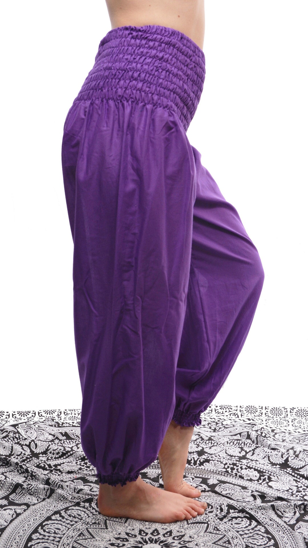 ORGANIC COTTON GENIE Harem Trousers, Yoga, Festival, Unisex