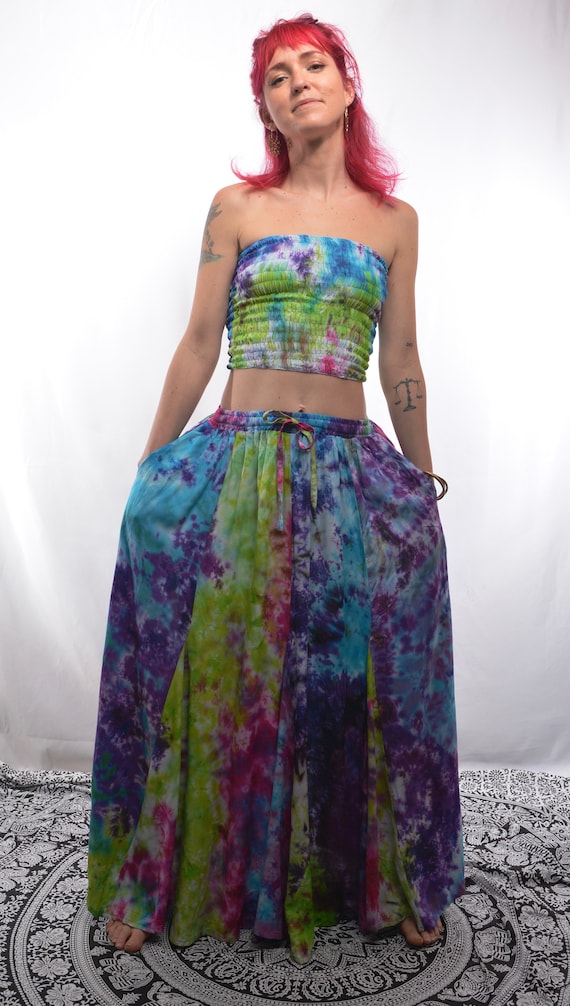 Etsy tie dye skirt sales