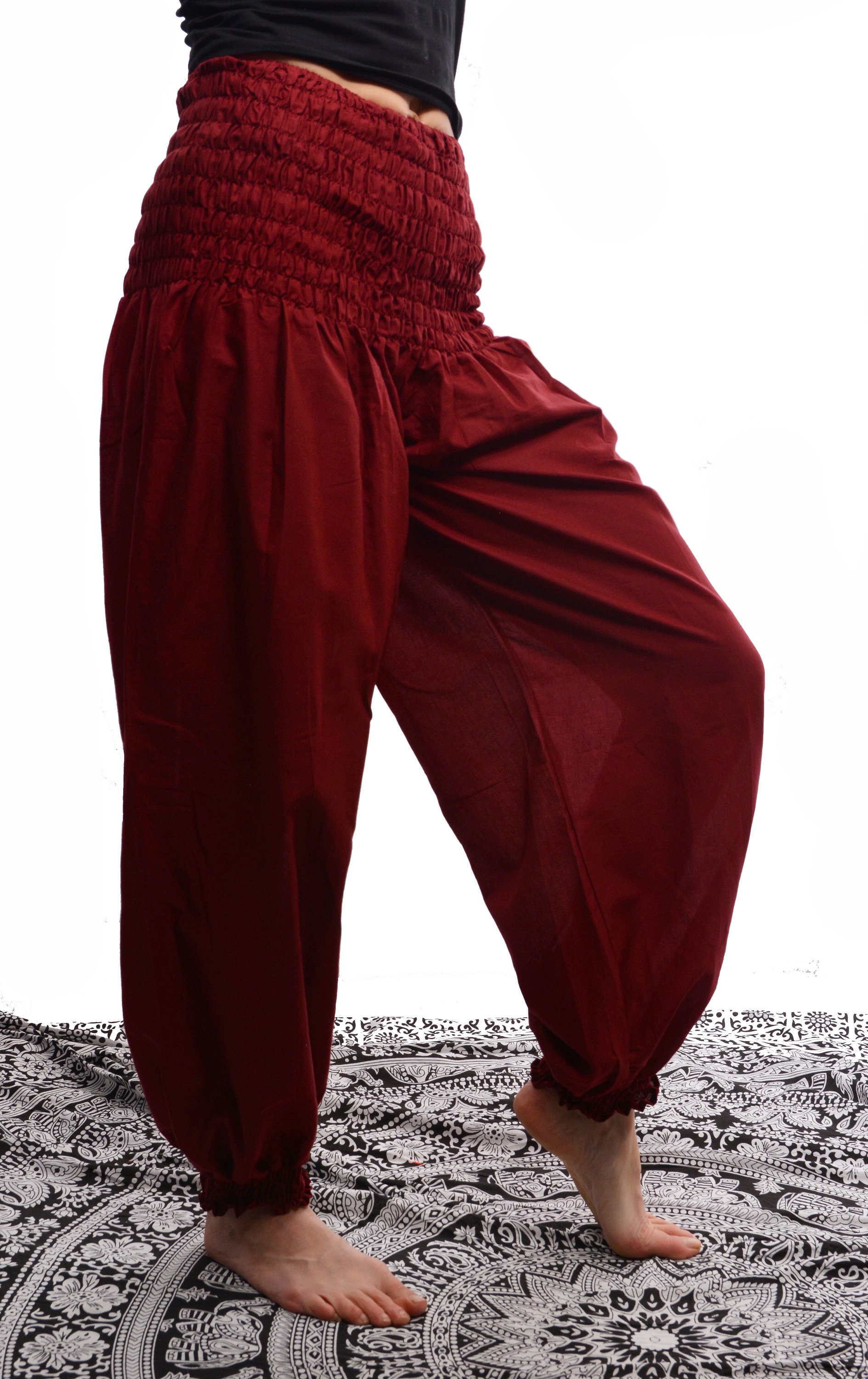 ORGANIC COTTON GENIE Harem Trousers, Yoga, Festival, Unisex
