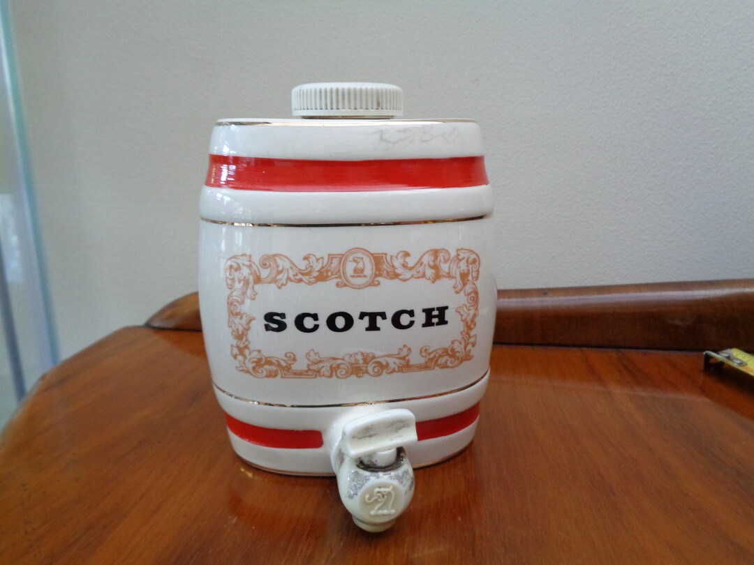 Old Bottle Wade Pottery Scotch Whisky Barrel Vintage Wade Etsy