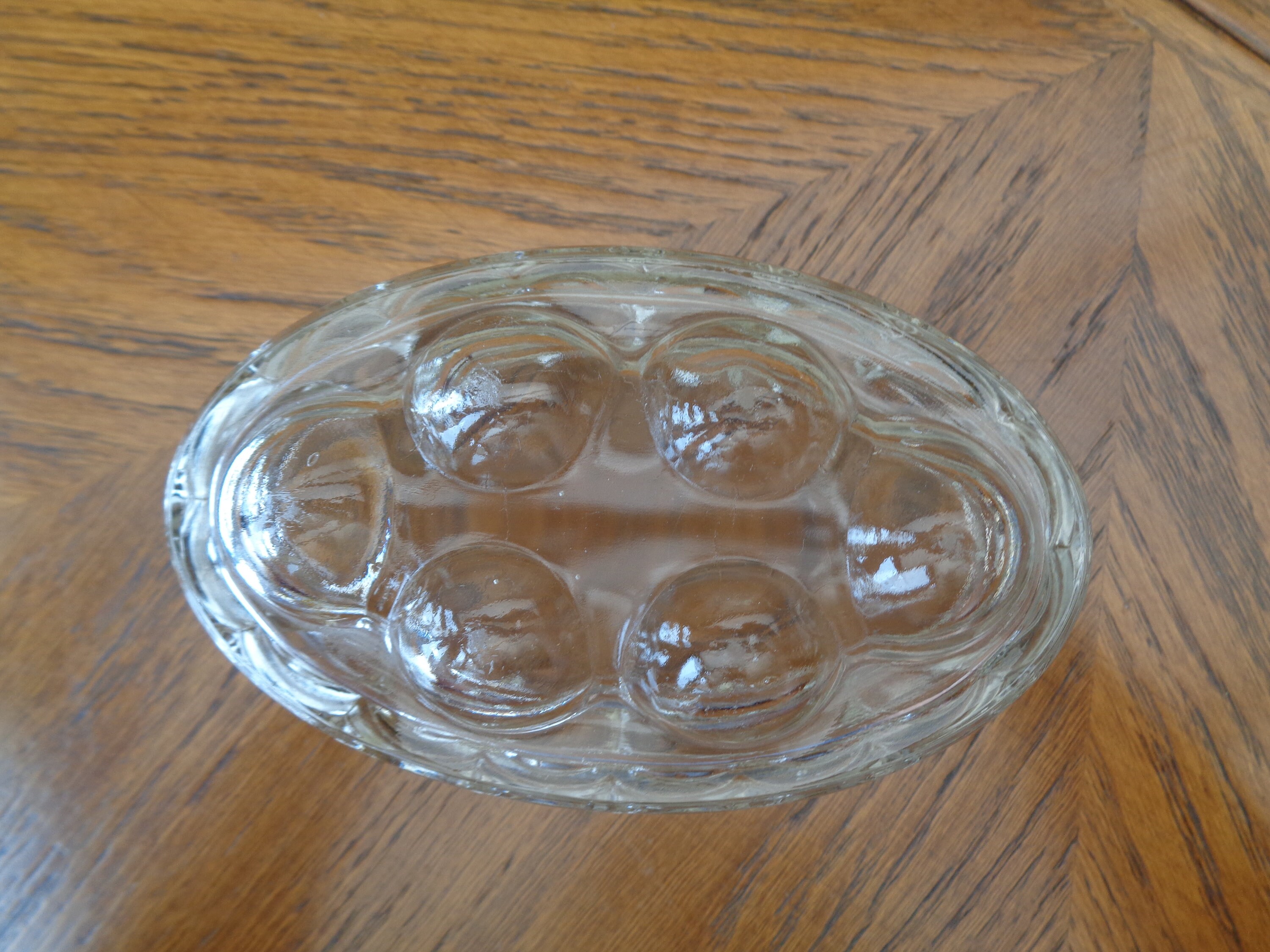 Jelly Mould Clear Glass Shaped Vintage Jelly Mould Etsy