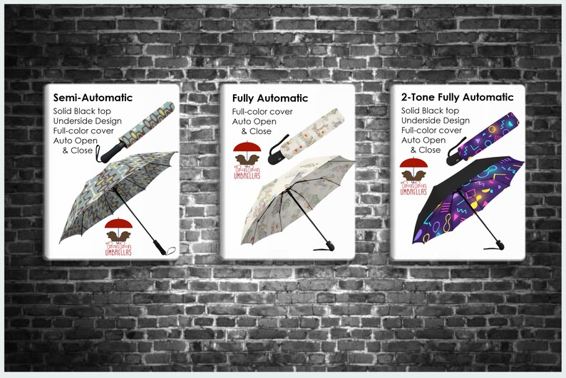 Raining Flowers Umbrella 3 Styles