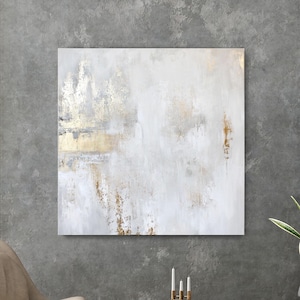 Stampa Oro / Poster Oro Bianco / Stampa Oro Bianco / Arte murale Oro / Poster Oro Bianco / Decorazione murale Oro / Astratto Oro Bianco / Cascata 6