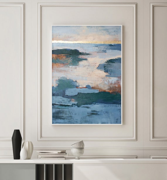 青い絵画 | 抽象的な自然画 | 抽象的な青い絵画 | 青い抽象画 | 抽象的